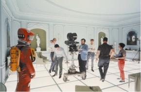 Stanley Kubrick sur le tournage de 2001