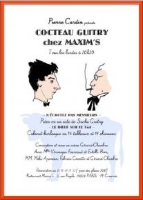 Cocteau Guitry chez Maxim's