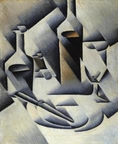 3a-Juan-Gris_Stilleven-met-flessen-en-mes_1912_Kroller-Muller-Museum-Otterlo