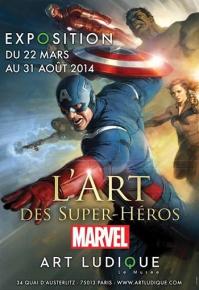 L'Art des Super-Héros Marvel - musée Art Ludique