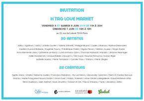 H TAG LOVE MARKET invitation