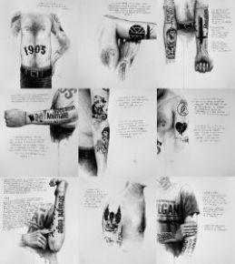 2009-Julien-Beneyton-Marre-de-Vivresérie-acrylique-sur-papier9x34x31cm-Coll.Part .courtesy-Lily-Robert BD-268x300