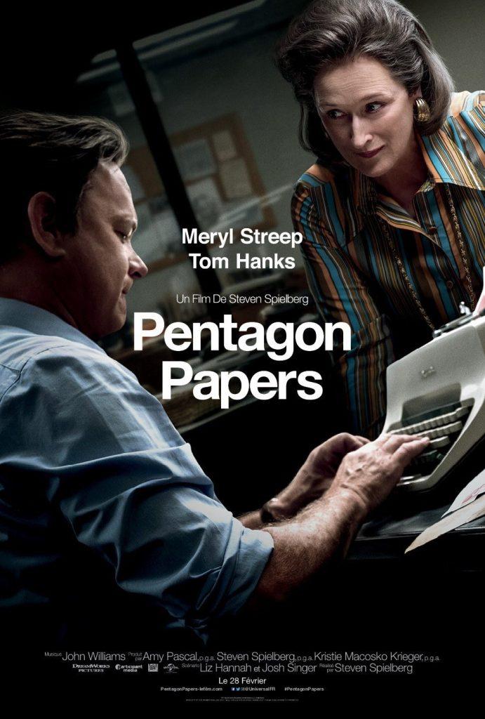 pentagone papers tom hanks meryl streep steven spielberg sorties ciné cinéma film artistik rezo paris