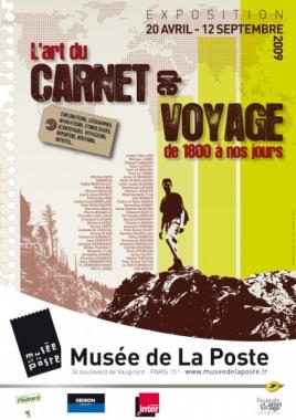“L’art du carnet de voyage de 1800 à nos jours” au Musée de la Poste