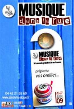 Festival Musique Dans la Rue, du 20 au 27 juin à Aix-en-Provence.