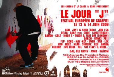 Le jour “J”, les légendes du graffiti européen à la Plaine St Denis