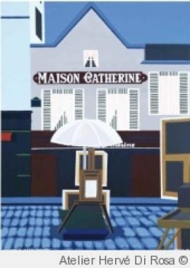 Maurice Utrillo revisité par Hervé di Rosa