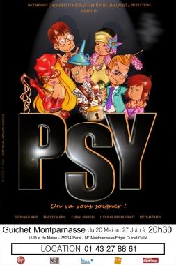 Courez tous chez le psy ! PSY au Guichet Montparnasse.