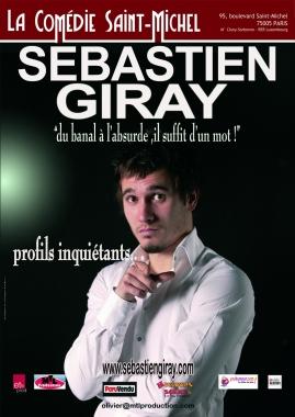 Sebastien Giray, « profils inquiétants », en représentation à la Comédie Saint-Michel jusqu’au 24 juin 2009.