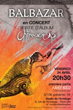 Balbazar en concert au Studio de l’Ermitage