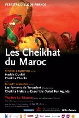 Cheikhat du Maroc les 4 et 5 septembre au Trianon de Paris