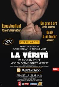 La Vérité - Pierre Arditi et Fanny Cottençon - Théâtre Montparnasse