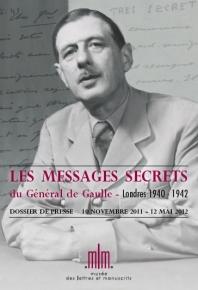 Les Messages secrets du Général de Gaulle - Musée des lettres et manuscrits