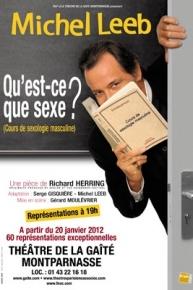 Qu'est-ce que Sexe ? - Michel Leeb - Théâtre de la Gaïté Montparnasse