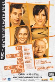 Je Ne Serai Pas Au Rendez Vous Theatre Des Mathurins Artistikrezo