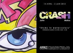 John Crash Matos - Study in Watercolors - Addict Galerie