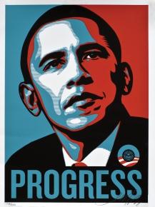 Shepard Fairey - The Print Show - galerie Rue de Beauce