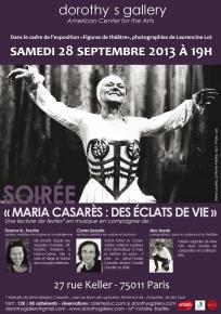 Soirée Maria Casarès : des éclats de vie - Dorothy's Gallery