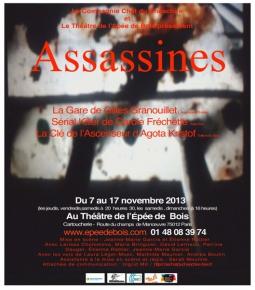 Assassines – Théâtre de l’Epée de Bois