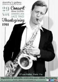 Thanksgiving 2013 - Oliver Griffith et son trio de jazz - Dorothy's Gallery