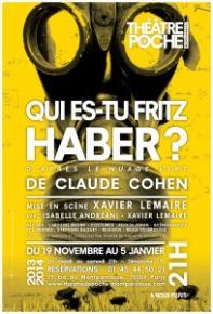 Qui es-tu Fritz Haber ? – Théâtre de Poche Montparnasse