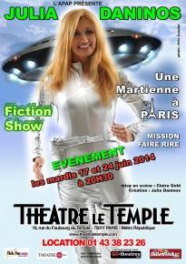 Le Vème Evénement – Une Martienne à Paris – Théâtre le Temple