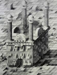 Le Turner Prize Paul Noble exposé au Musée Boijmans Van Beuningen aux Pays-Bas