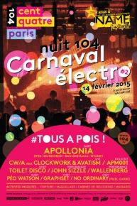 Tous à pois ! Carnaval électro #2 – au 104