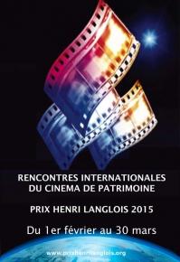 Rencontres Internationales du Cinéma de Patrimoine – Prix Henri Langlois 2015