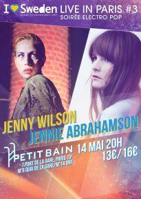 I love Sweden : Jenny Wilson + Jennie Abrahamson – Petit Bain