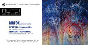 Exposition Symphograffiti – solo show de MATOX / Nuno de Matos – Galerie Nunc ! Paris