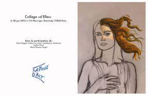 Collage Collective «d’Elles» à la Place Stravinsky