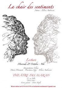 Lecture : La chair des sentiments – Théâtre du Marais