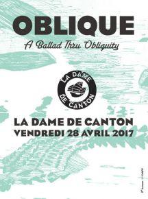 Oblique en concert à la Dame de Canton