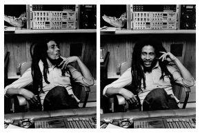 1-Bob Marley dans son studio Tuff Gong 1978Adrian Boot Urban Image