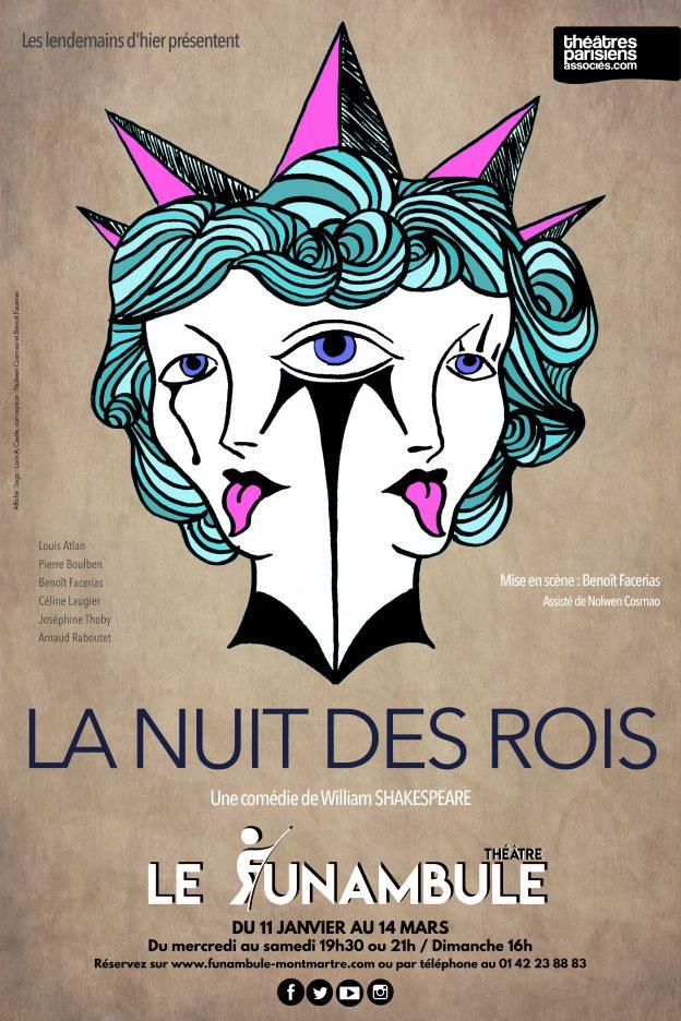 La nuit des rois au Théâtre Le Funambule Montmartre