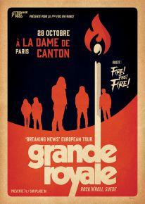 GRANDE ROYALE FIRE FIRE FIRE en concert a la Dame de Canton - Rock NRoll