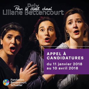 Prix Liliane Bettencourt pour le chant choral – Tentez votre chance