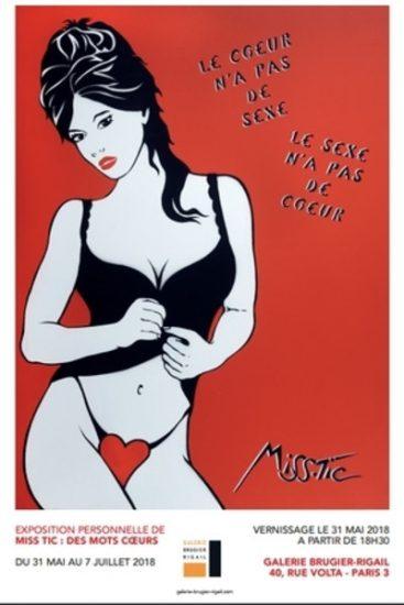 Exposition « Des mots coeurs » – Galerie Brugier-Rigail