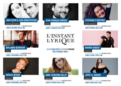 l'instant lyrique l'éléphant de paname programme saison 2018 2019 artistik rezo