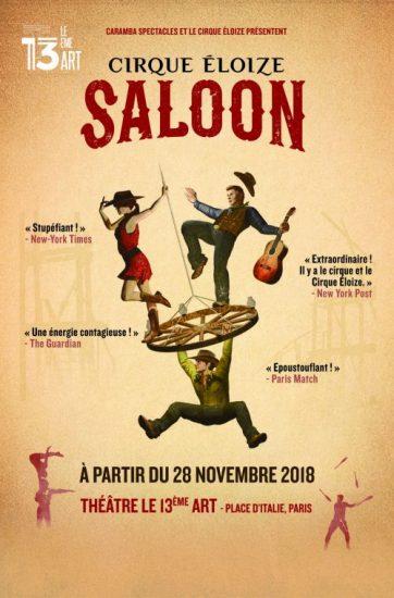 Saloon – Le Cirque Eloize – Théâtre Le 13ème Art