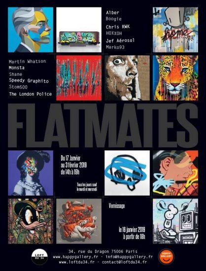 « Flatmates » – Group Show – Galerie Loft du 34 x Happy Gallery