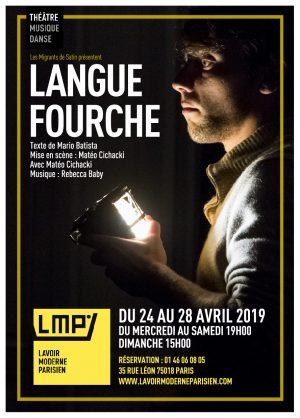 Langue Fourche : un seul en scène autour du langage et de l’autre au LMP !