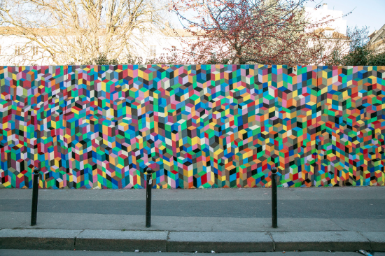 Découvrez la fresque éphémère et colorée de Popay