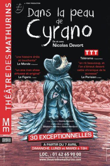 Dans la peau de Cyrano revient aux Mathurins pour 30 dates exceptionnelles !