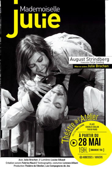 Anna Mouglalis dans “Mademoiselle Julie” au Théâtre de l’Atelier