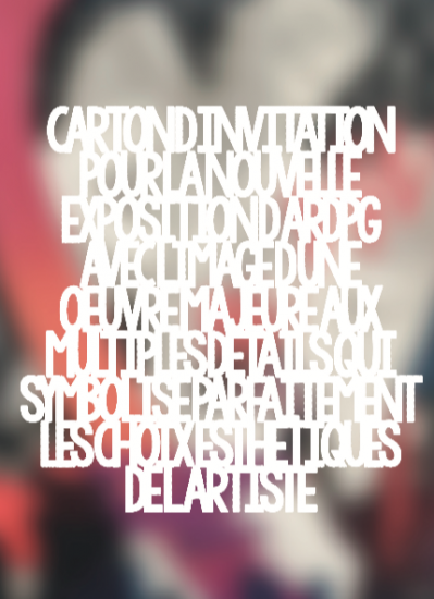 Arnaud Puig aka ARDPG à la Galerie Artistik Rezo, au nom de l’imagination !