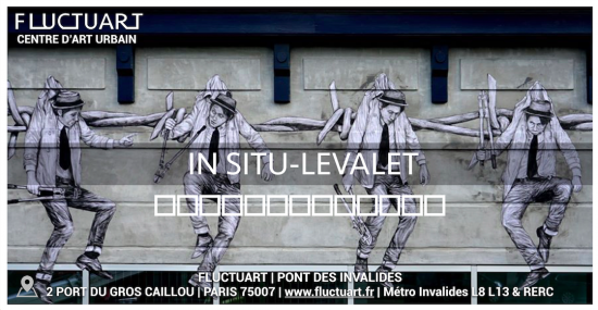 Vernissage de Levalet à Fluctuart