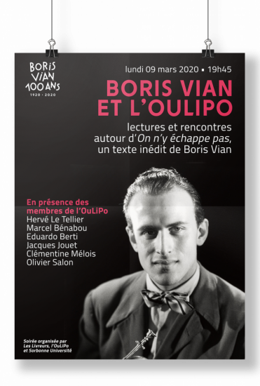 Lecture à l’occasion du centenaire de la naissance de Boris Vian à la Sorbonne Université