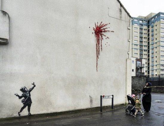 Une nouvelle œuvre de Banksy à Bristol !